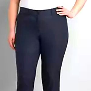 LaneBryant navy trousers